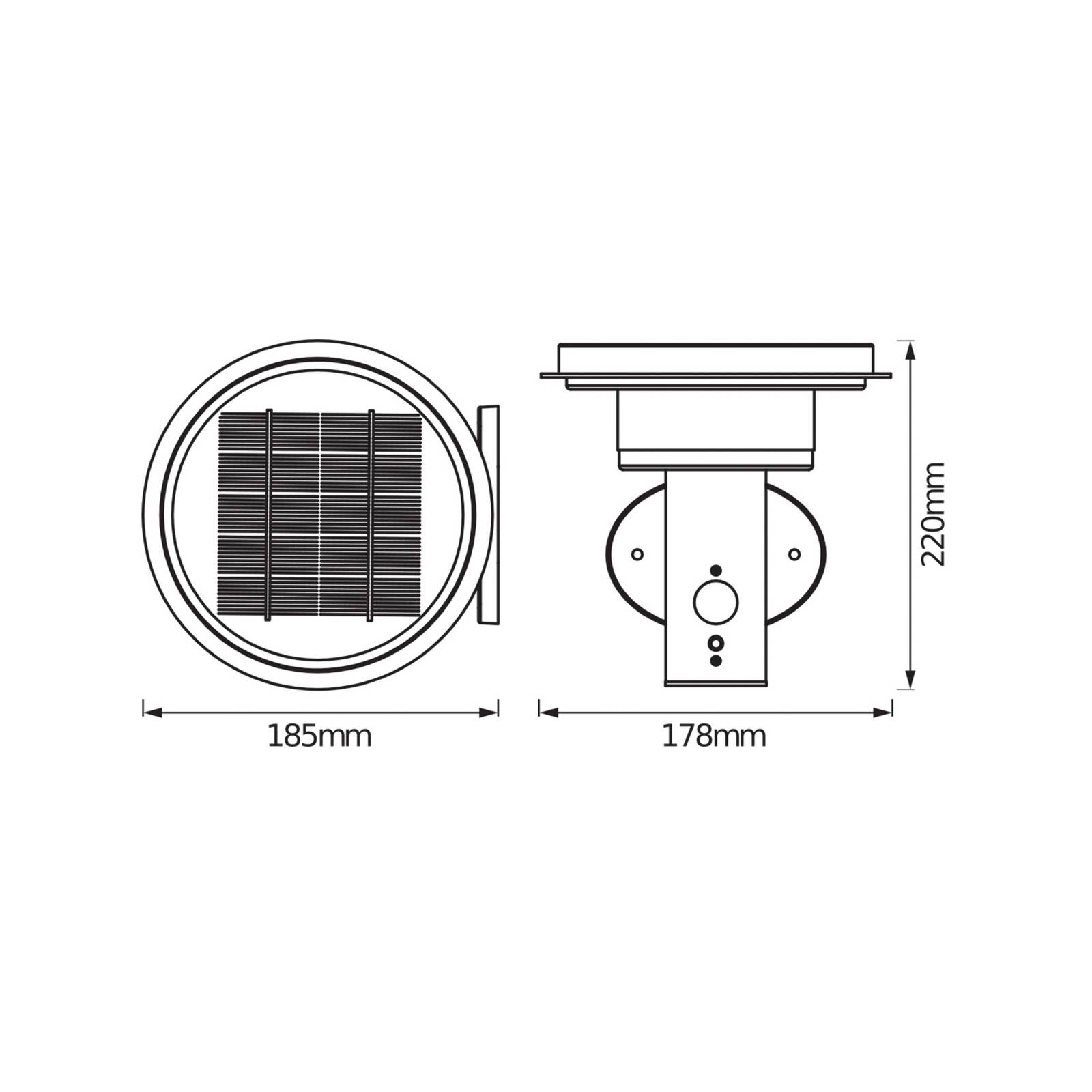 OSRAM LED-Wandlampe ENDURA STYLE SOLAR DOUBLE CIRCLE schwarz OSRAM LED-Wandlampe ENDURA STYLE SOLAR DOUBLE CIRCLE schwarz von Osram