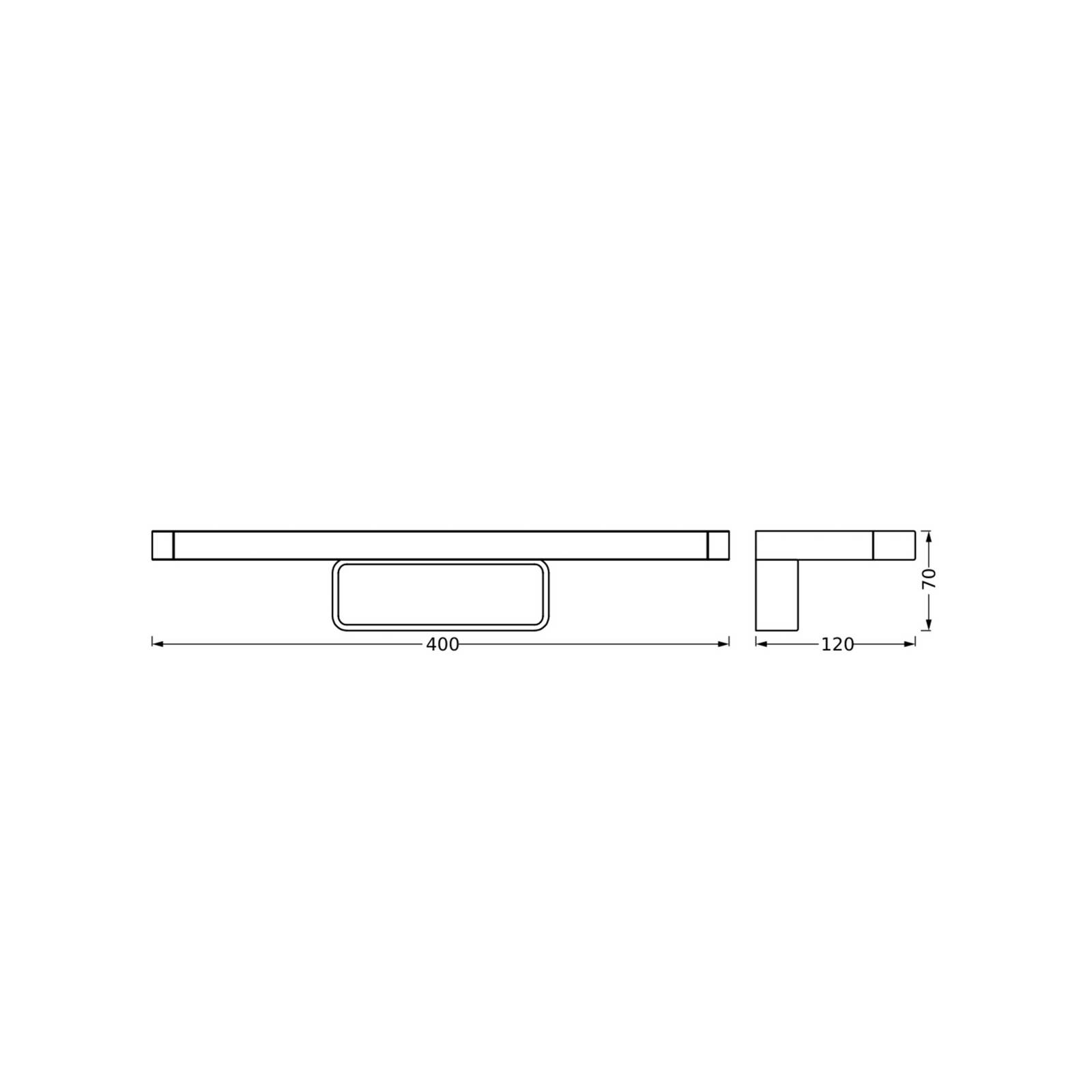 OSRAM LED-Wandlampe ORBIS DISC BAR, schwarz, 40 cm, IP44 CCT OSRAM LED-Wandlampe ORBIS DISC BAR, schwarz, 40 cm, IP44 CCT von Osram