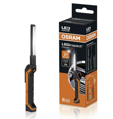 Osram LEDIL408 LEDinspect POCKET200, schlanke Inspektionsleuchte, 6500K, wiederaufladbare LED Arbeitsleuchte, magnetisch, biegsam Osram LEDIL408 LEDinspect POCKET200, schlanke Inspektionsleuchte, 6500K, wiederaufladbare LED Arbeitsleuchte, magnetisch, biegsam von Osram