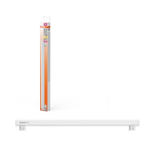 OSRAM LEDinestra stabförmige LED-Lampe aus gefrostetem Kunststoff, S14s Fassung, dimmbar, warmweißes Licht mit 2700 K, 50 cm lang, 4.7 W, 470 lm, ausgezeichnete Farbwiedergabe mit CRI 90, EEK F. von Osram