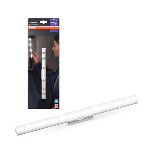 OSRAM LUMIstixx, LED Leuchte, Weiß, 100 lm, 4000K, batteriebetrieben, magnetische Befestigung, Klebemontage, kompakt für Innenräume OSRAM LUMIstixx, LED Leuchte, Weiß, 100 lm, 4000K, batteriebetrieben, magnetische Befestigung, Klebemontage, kompakt für Innenräume von Osram
