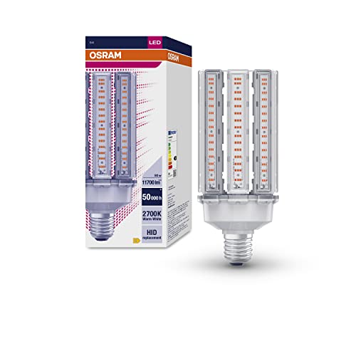 OSRAM Lamps LED-Ersatz von HID Lampen für die Außenbeleuchtung HQL LED PRO 11700 lm 90 W 2700 K E40 Aluminium von Osram