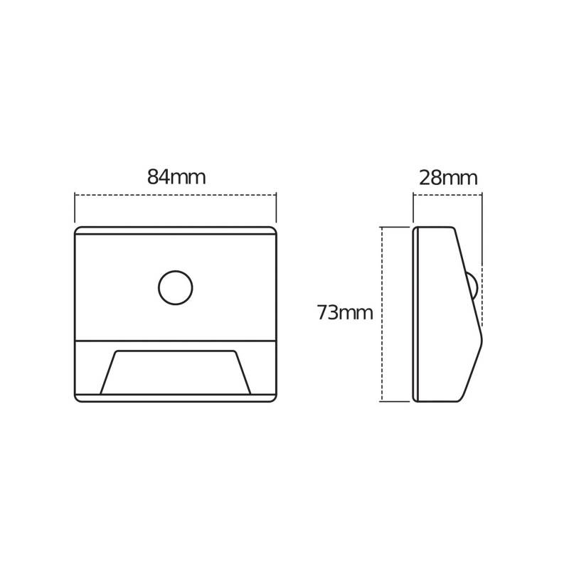 OSRAM Nachtlicht NIGHTLUX STAIR, silber Sensor Batterie IP54 von Osram
