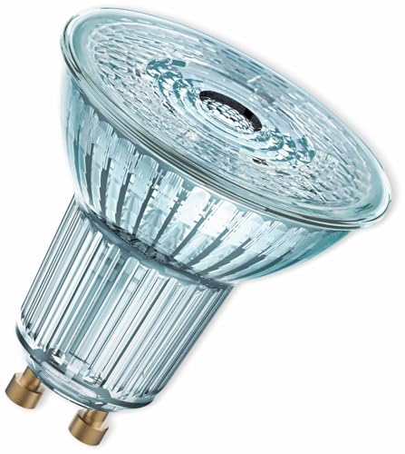 OSRAM PAR16 LED Reflektorlampe mit GU10 Sockel, Kaltweiss (4000K), Glas Spot, 2.6W, Ersatz für 35W-Reflektorlampe, LED STAR PAR16, Kaltweiß von Osram