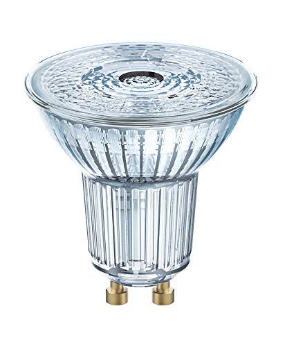 OSRAM PAR16 LED Reflektorlampe mit GU10 Sockel, Warmweiss (2700K), Glas Spot, 4.3W, Ersatz für 50W-Reflektorlampe, LED STAR PAR16 von Osram