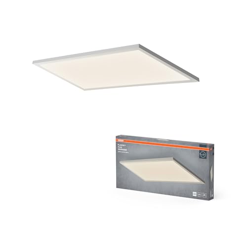 OSRAM Planon Plus Deckenleuchte in Weiß mit fortschrittlicher LED-Technik, 22 W, rechteckige Form (300 x 600 mm), neutralweiße Lichtfarbe bei 4000 K, Aluminium-Gehäuse, mattierter PMMA-Diffuser von Osram