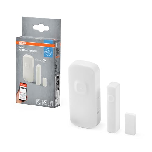 OSRAM SMART+ Sensor zur Erkennung offener Türen und Fenster mit WiFi-Technologie, nicht dimmbar, IP20, weiß, Kunststoff von Osram