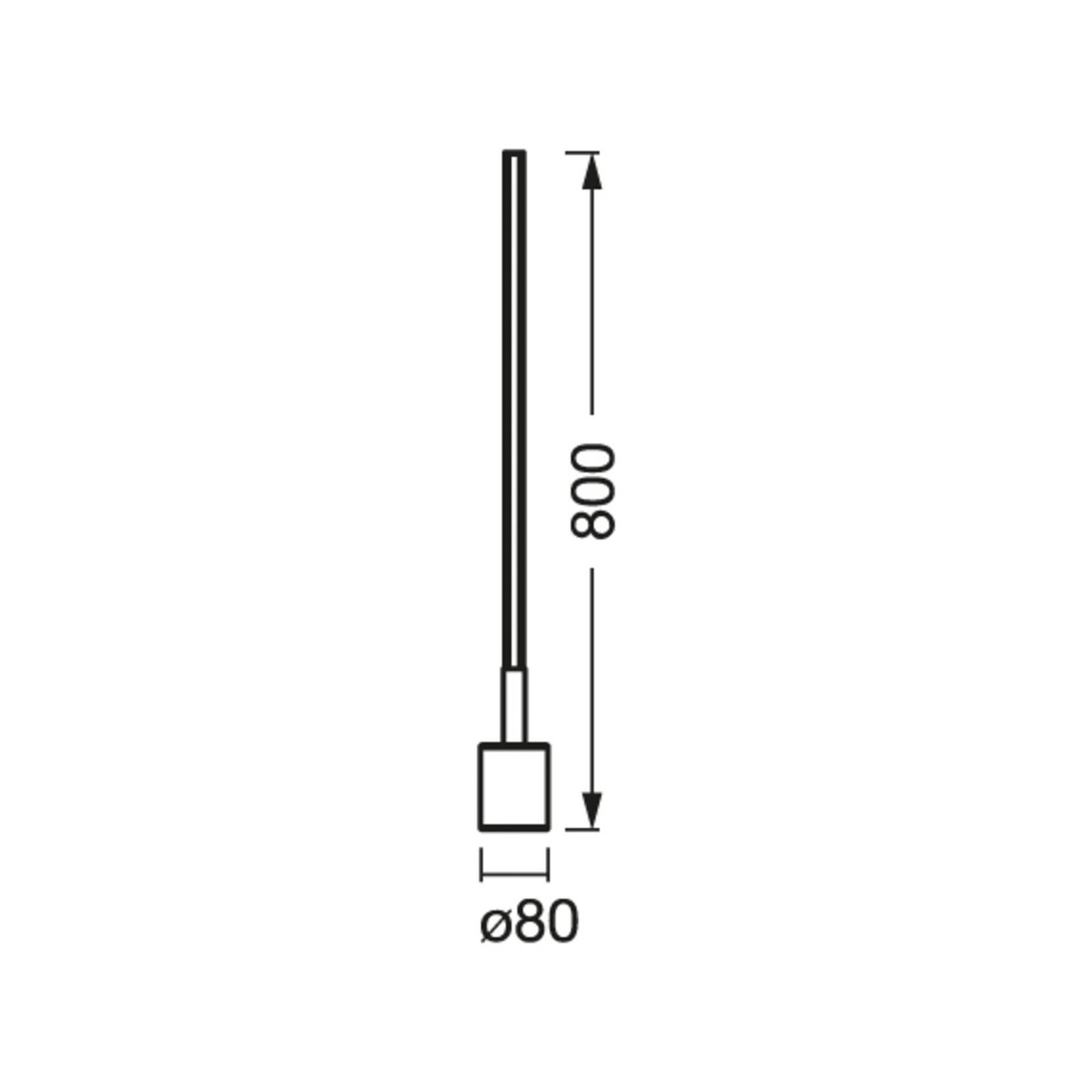 OSRAM SMART+ WiFi LED-Stehlampe CORNER SLIM, schwarz RGB CCT von Osram