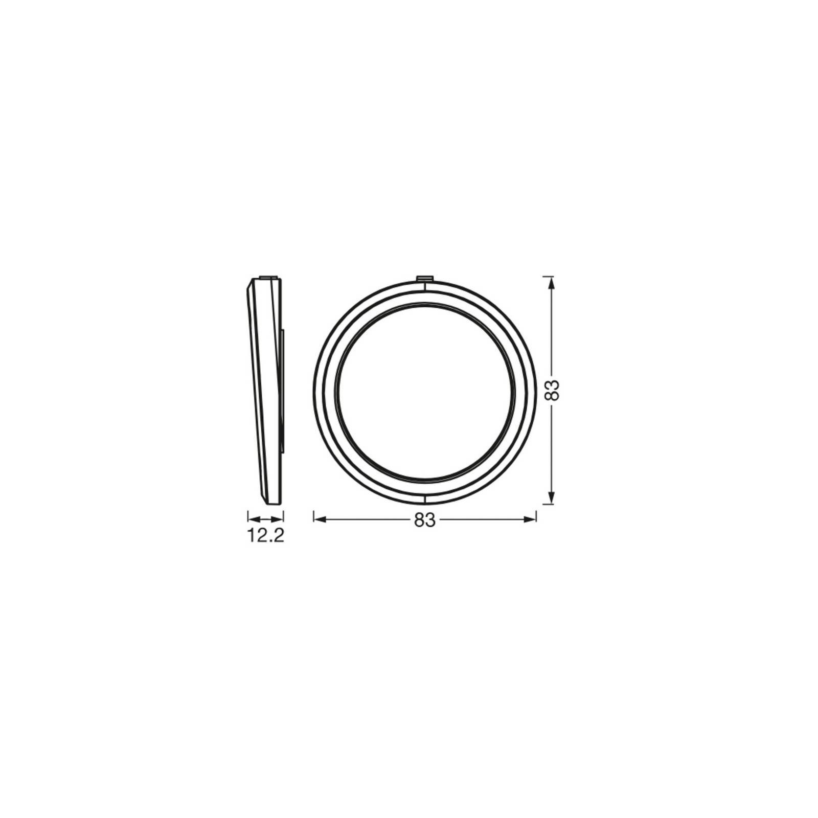 OSRAM SMART+ WiFi UNDERCABINET ROUND, weiß, Ø 8 cm, 3er-Set von OSRAM SMART+
