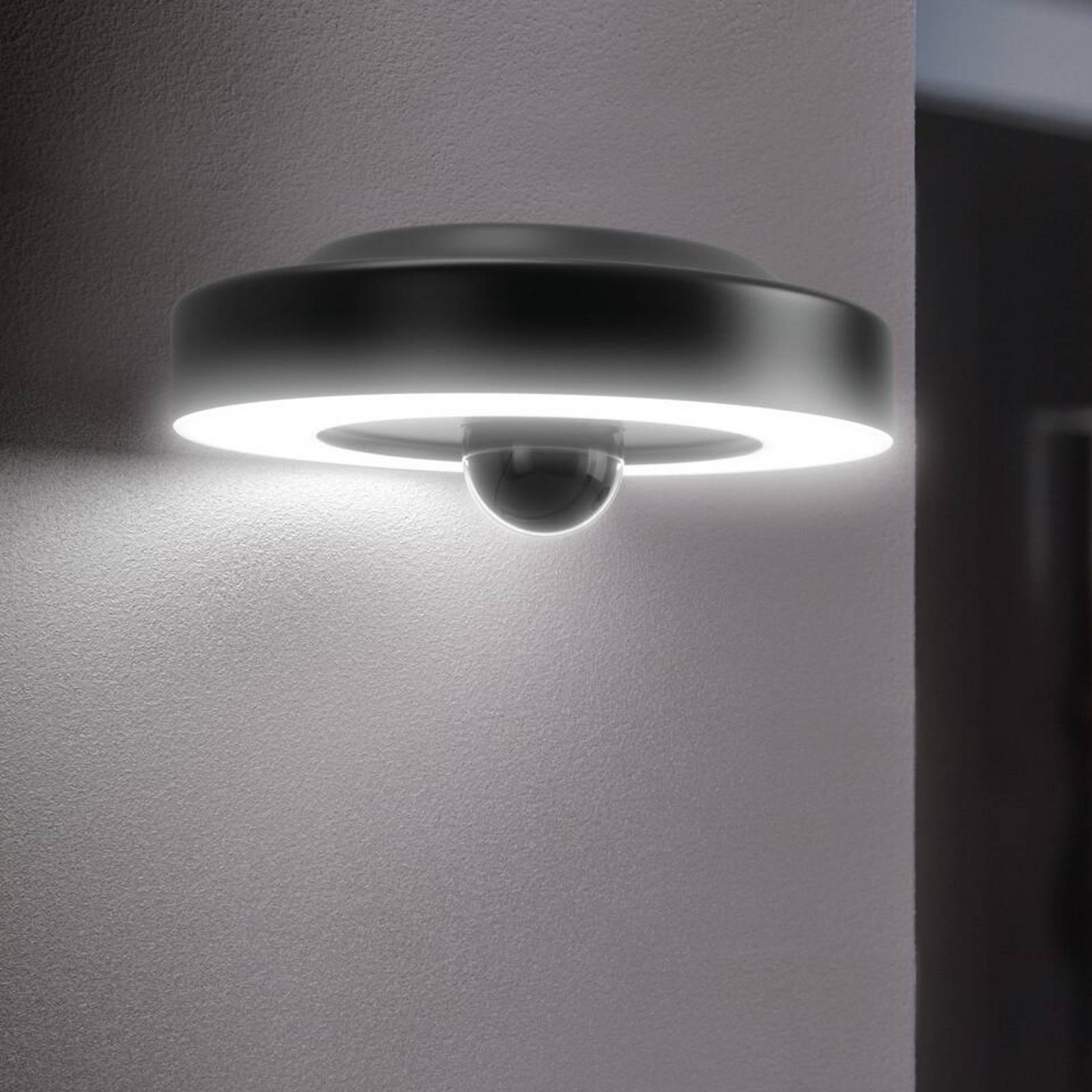 OSRAM SMART+ Wifi LED-Außenkamera CIRCLE, grafit Sensor IP44 von OSRAM SMART+