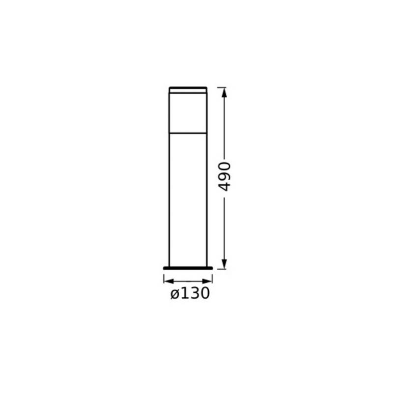 OSRAM Sockellampe ENDURA CLASSIC EBRO, dunkelgrau 49 cm IP44 OSRAM Sockellampe ENDURA CLASSIC EBRO, dunkelgrau 49 cm IP44 von Osram