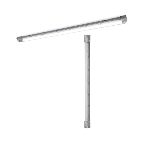 OSRAM Submarine Feuchtraumleuchte mit eingebautem Bewegungsmelder 150cm 19W, LED-Leuchte in Grau, IP65-Schutz, für Garagen und Keller OSRAM Submarine Feuchtraumleuchte mit eingebautem Bewegungsmelder 150cm 19W, LED-Leuchte in Grau, IP65-Schutz, für Garagen und Keller von Osram