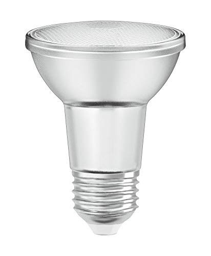 OSRAM Dimmbare PAR20 LED Reflektorlampe mit E27 Sockel, Warmweiss (2700K), Glas Spot, 5W, Ersatz für 50W-Reflektorlampe, LED SUPERSTAR PAR20, 1 Stück (1er Pack), Warmweiß von Osram