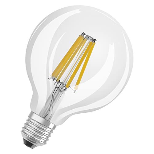 OSRAM Superstar dimmbare LED-Lampe mit besonders hoher Farbwiedergabe (CRI90) für E27-Sockel, Filament-Optik ,Warmweiß (2700K), 1521 Lumen, Ersatz für herkömmliche 100W-Leuchtmittel, 1-er Pack von Osram