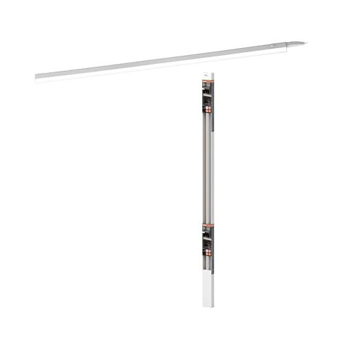Osram Switch Batten Schlanke LED-Lichtleiste mit eingebautem Schalter 1200 mm 14W 4000K in Weiß, zu nahtlosen Lichtbändern verbindbar, IP20-Schutz, für Unterbaubeleuchtung innen von Osram