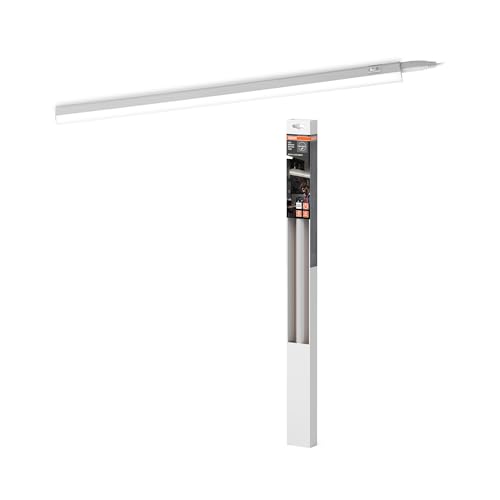 Osram Switch Batten Schlanke LED-Lichtleiste mit eingebautem Schalter 600 mm 8W 4000K in Weiß, zu nahtlosen Lichtbändern verbindbar, IP20-Schutz, für Unterbaubeleuchtung innen Osram Switch Batten Schlanke LED-Lichtleiste mit eingebautem Schalter 600 mm 8W 4000K in Weiß, zu nahtlosen Lichtbändern verbindbar, IP20-Schutz, für Unterbaubeleuchtung innen von Osram