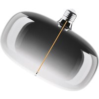 Vintage 1906 Big Elipse ist eine dimmbare LED-Lampe mit Filament in Ellipsenform. Sie bietet 4 w für 60 lm, E27 Fassung, Smoke Design, 215 mm Vintage 1906 Big Elipse ist eine dimmbare LED-Lampe mit Filament in Ellipsenform. Sie bietet 4 w für 60 lm, E27 Fassung, Smoke Design, 215 mm von Osram