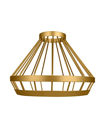Osram Vintage Edition 1906 Lampenschirm Cage, gold, Zur Erweiterung Ihrer Osram Pendulum Leuchte, P20, Aluminiumgehäuse von Osram