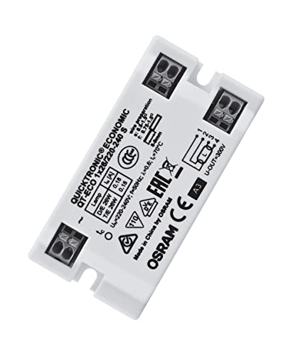 OSRAM elektronisches Vorschaltgerät (EVG), QUICKTRONIC ECONOMIC, EVG LL/KLL non-DIM, QT-ECO 1X26/220-240 S, Weiß von Osram