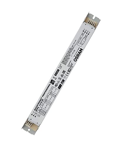 OSRAM elektronisches Vorschaltgerät (EVG), QUICKTRONIC PROFESSIONAL 5, EVG LL/KLL non-DIM, QTP5 1X14-35/220-240, Weiß von Osram