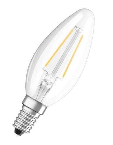 Osram 10er Pack LED Superstar Retrofit Classic B Kerzenlampe E14 2,8W ersetzt 25W, warmweiß 2700K 250lm dimmbar | LED Kerzenlampe | LED E14 | LED Candle | E14 Leuchtmittel von Osram