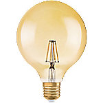 Osram 1906 GLOBE GOLD LED Glühbirne Glasklar E27 7 W Warmweiß von Osram