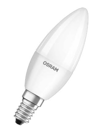 Osram 3er Pack LED Star Classic B Kerze E14 3,2W warmweiß 2700K 250lm nicht dimmbar | LED Kerzenlampe | LED Candle | LED E14 | LED Kerzenform von Osram