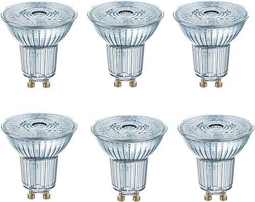 Osram 6er Pack LED Spot Parathom PAR16 2,6 Watt 2700 Kelvin warmweiß GU10 230 Lumen nicht dimmbar | 36° Ausstrahlungswinkel | ersetzt 35 Watt von Osram