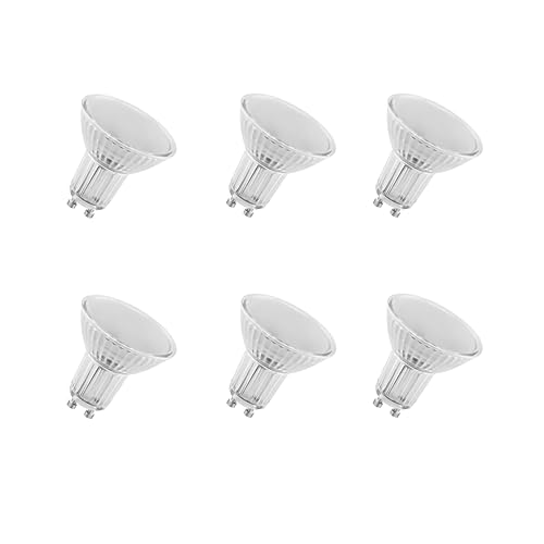 Osram 6er Pack LED Spot Parathom PAR16 4,3 Watt kaltweiß 4000 Kelvin GU10 | 350 Lumen | 120° Ausstrahlungswinkel | ersetzt 30 Watt | LED Reflektor nicht dimmbar von Osram