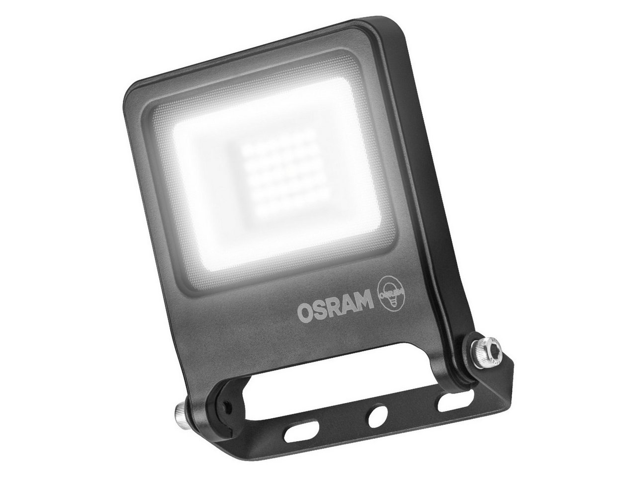 Osram Außen-Wandleuchte Osram Außenleuchte ENDURA Flood 20W PCR dunkelgrau, Inkl. Leuchtmittel, Nicht dimmbar nicht Smart Home-fähig ohne Bewegungsmelder von Osram