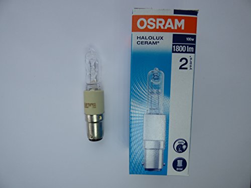 Osram Halogenglühlampe B15d, 100W, klar, ECO von Osram