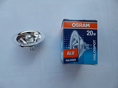 Osram Halogenglühlampe Halospot 48, GY4, 20W, 12V, 8°, Alu von Osram