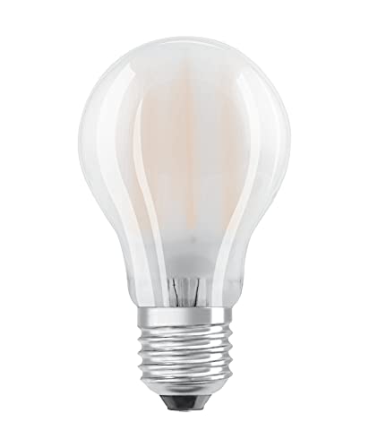Osram LED Base Classic A Lampe, Sockel: E27, Warm White, 2700 K, 7 W, Ersatz für 60-W-Glühbirne, matt von Osram