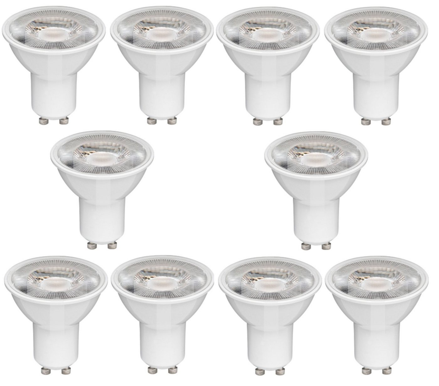 Osram LED Deckenspot GU10 Warmweiß 60° Spot 35W PAR 16 Leuchtmittel 2700K 230lm [10er], LED fest integriert, Warmweiß, Energieeffizient, Energiesparend, CRI > 80 von Osram