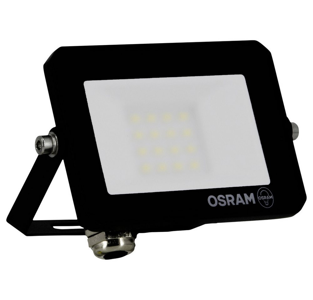 Osram LED Flutlichtstrahler OSRAM FLOODLIGHT LUX 10W 830 BLACK 4099854489365 LED-Flutlichtstrahler von Osram