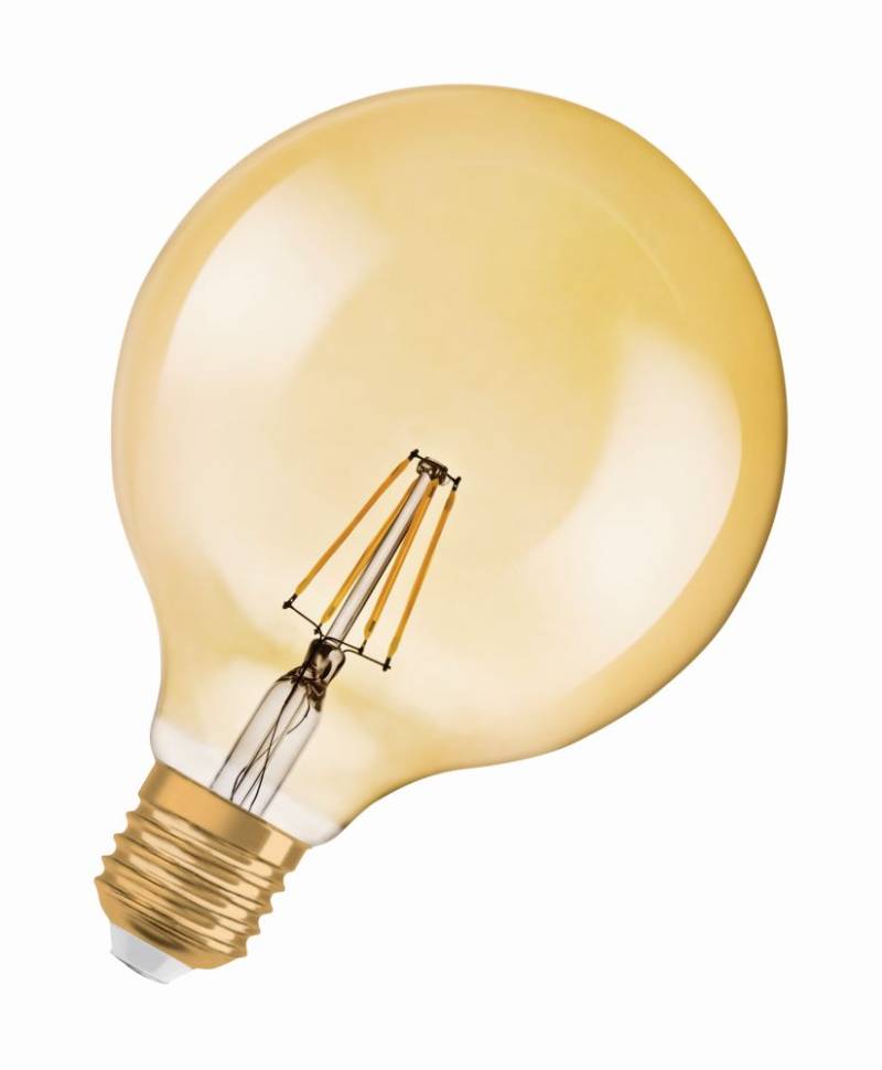 Osram LED Globelampe Vintage 1906 Globe 125 E27 7W warmweiß, amber von Osram
