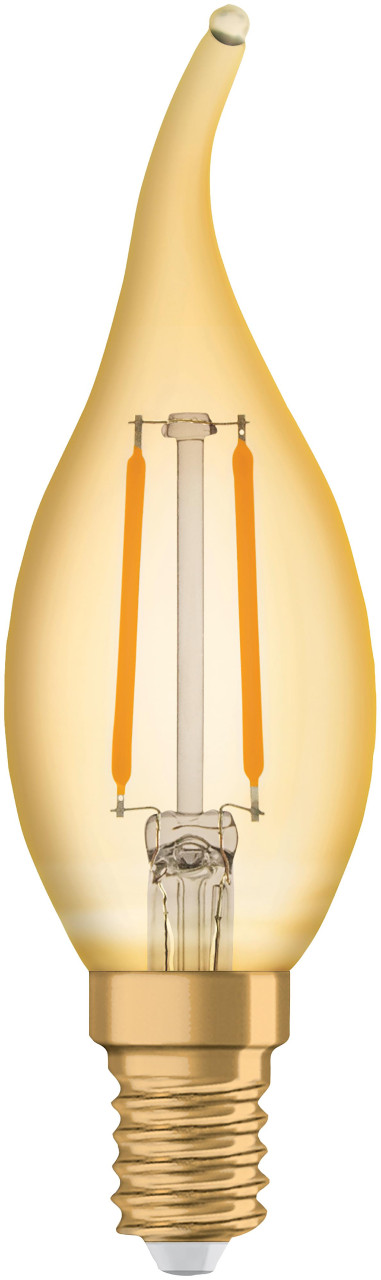 Osram LED Kerzenlampe BA22 E14 2,5 W warmweiß amber von Osram