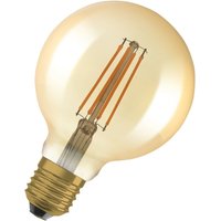 1906 Vintage Edition für E27-Sockel, goldenes Glas ,Warmweiß (2400K), 725 Lumen, Ersatz für herkömmliche 55W-Leuchtmittel, dimmbar, 2-er Pack - Osram 1906 Vintage Edition für E27-Sockel, goldenes Glas ,Warmweiß (2400K), 725 Lumen, Ersatz für herkömmliche 55W-Leuchtmittel, dimmbar, 2-er Pack - Osram von Osram