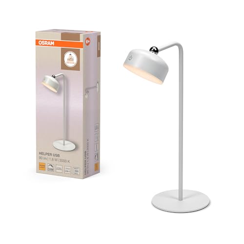 Osram LED-Leuchte weiß, 3000 K, dimmbar, mit Touchfunktion und USB-Akku, ideal als Tischleuchte, Wandlicht oder Nachtlicht im Innenbereich Osram LED-Leuchte weiß, 3000 K, dimmbar, mit Touchfunktion und USB-Akku, ideal als Tischleuchte, Wandlicht oder Nachtlicht im Innenbereich von Osram
