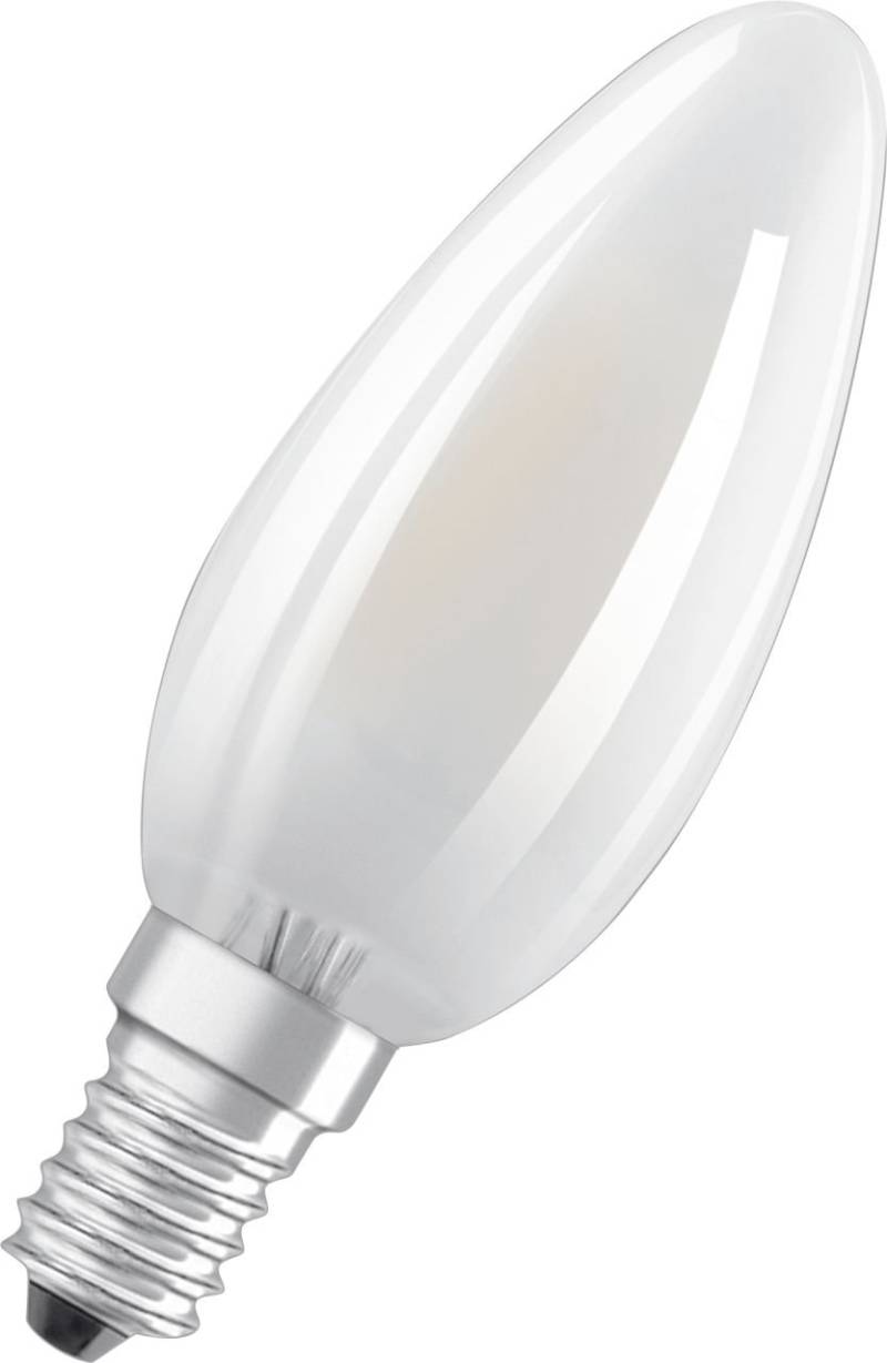 Osram LED Leuchtmittel Classic B40 E14 5W warmweiß, dimmbar, weiß matt von Osram