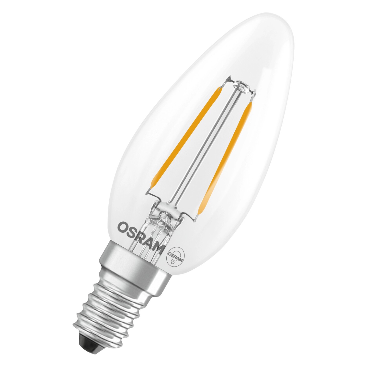 Osram LED-Leuchtmittel E14 Kerzenform 1,8 W 250 lm Klar 10 cm x 3,5 cm Osram LED-Leuchtmittel E14 Kerzenform 1,8 W 250 lm Klar 10 cm x 3,5 cm von Osram