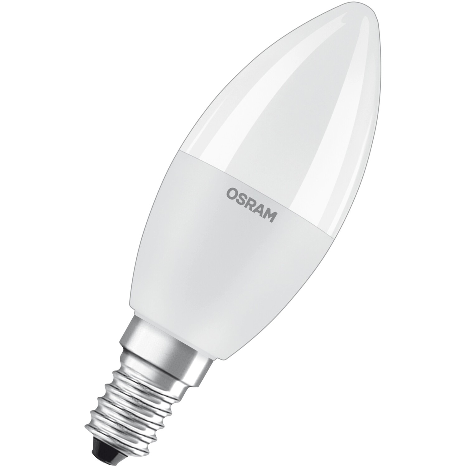 Osram LED-Leuchtmittel E14 Kerzenform 4,9 W 470 lm 2er Set 10,7 x 3,7 cm (H x Ø) von Osram