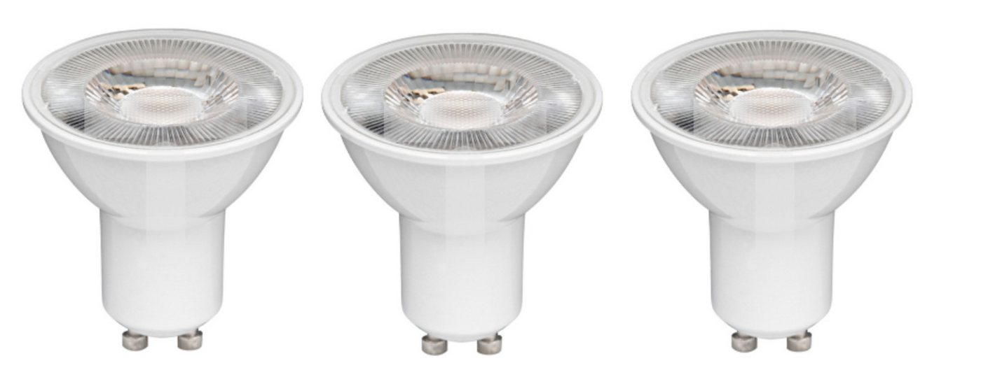 Osram LED-Leuchtmittel GU10 LED Lampe 5W Birne Strahler Reflektor Spot Tageslicht [3er], GU10, 3 St., tageslichtweiss, Energiesparend,Energieeffizient,tageslichtweiss von Osram