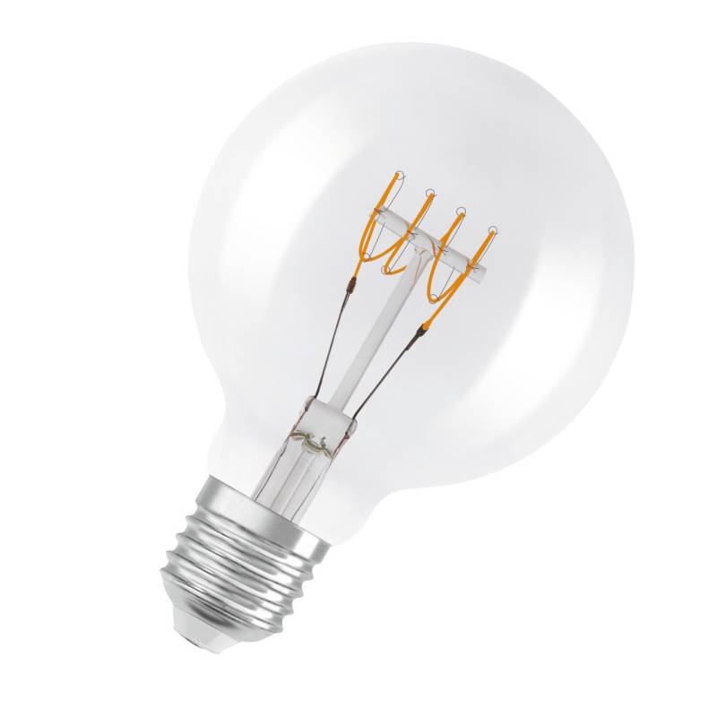 Osram LED Leuchtmittel Globe 95 E27 4,8 W warmweiß klar von Osram