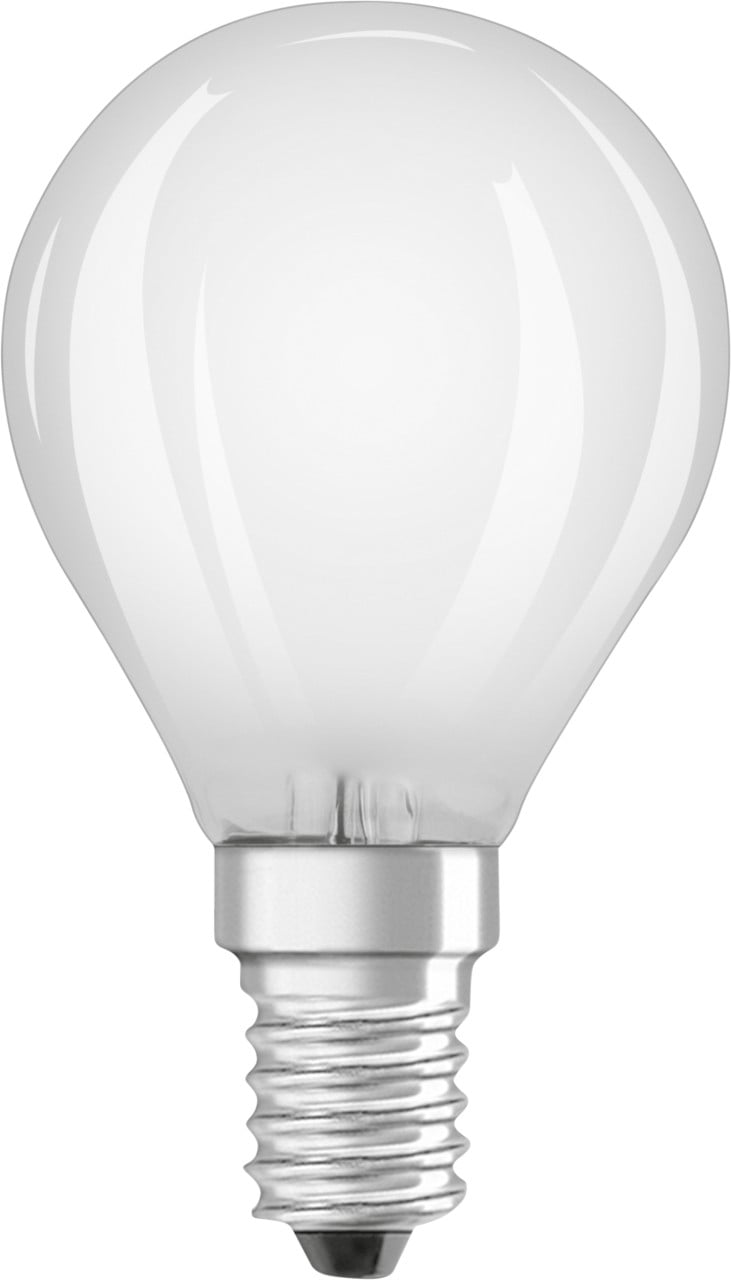Osram LED Leuchtmittel Clas P40 E14 4W 2er Pack warmweiß, weiß matt Osram LED Leuchtmittel Clas P40 E14 4W 2er Pack warmweiß, weiß matt von Osram