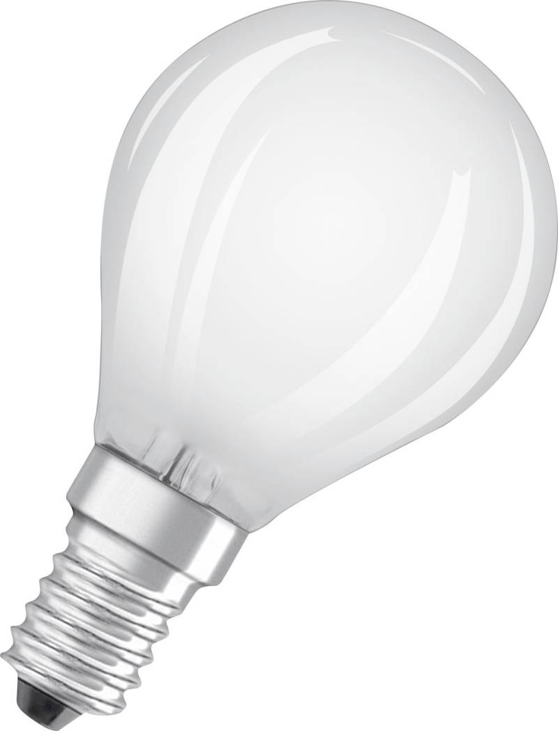 Osram LED Leuchtmittel Star Classic P 25 E14 2,5W neutralweiß, weiß matt von Osram