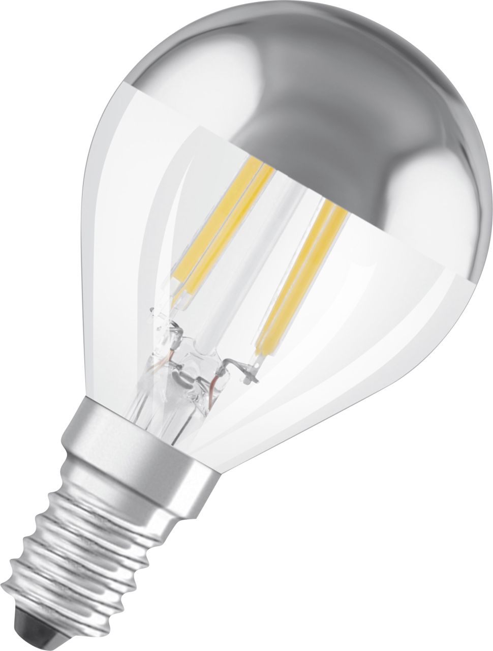 Osram LED Spiegelkopflampe silber E14 4W warmweiß, klar von Osram