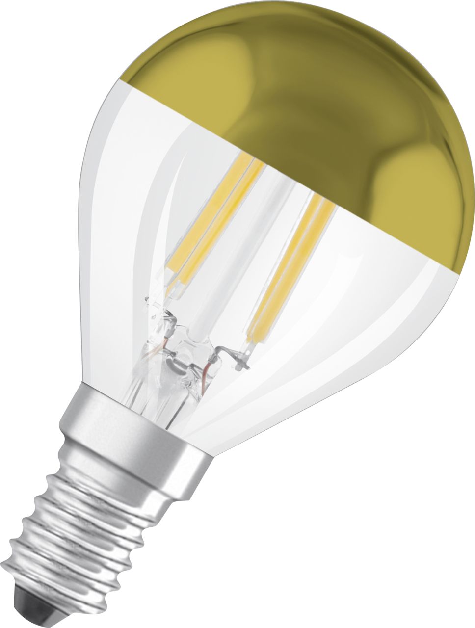 Osram LED Spiegelkopflampe gold E14 4W warmweiß, klar von Osram