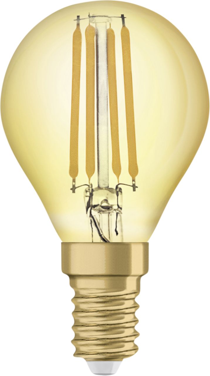 Osram LED Leuchtmittel Vintage 1906 Classic P E14 4W warmweiß, amber von Osram