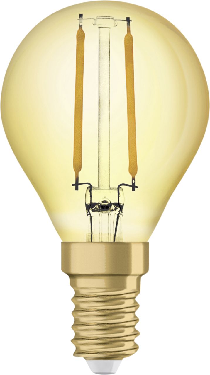 Osram LED Leuchtmittel Vintage 1906 Clas P 22 E14 2,5W warmweiß, amber von Osram